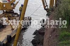 Está realizando un importante movimiento de suelo sobre el arroyo Seco