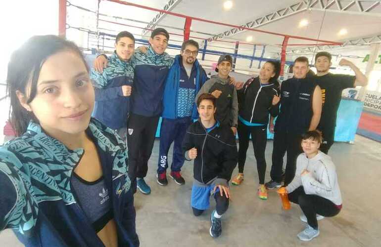 Mirco y sus compa&ntilde;eros/as en Santa Teresita.