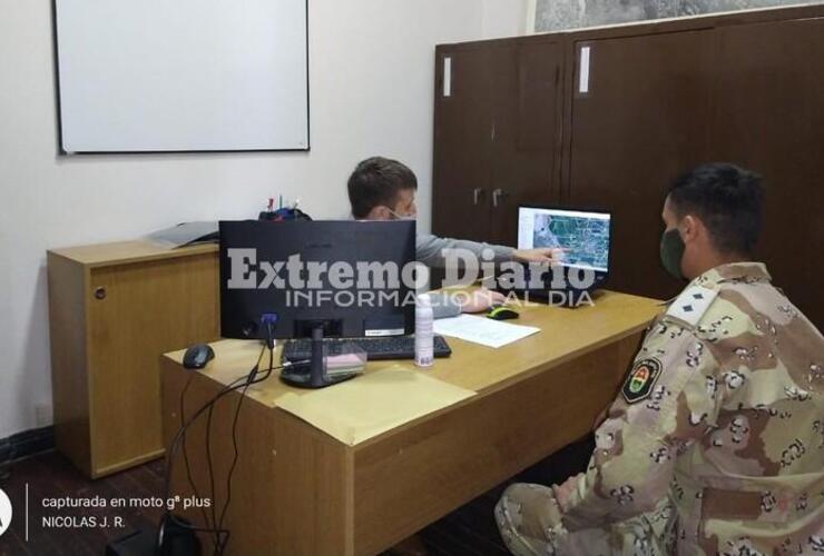 El Jefe de la Comisaria 3° se reunió con el Director Provincial de Tierras Fiscales