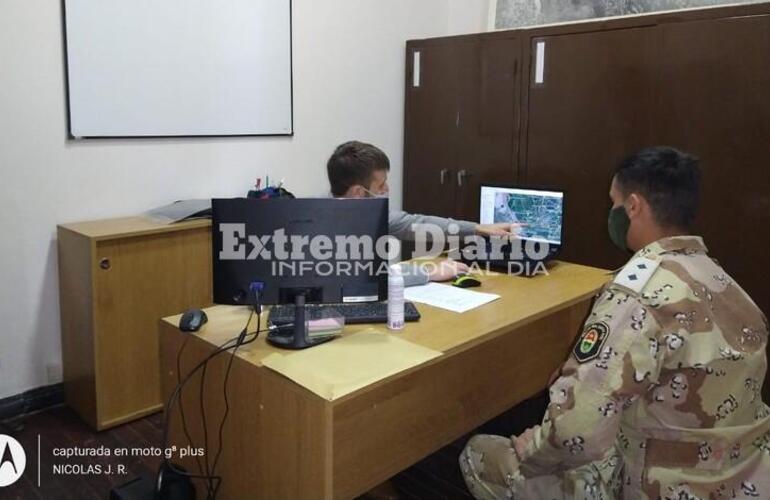 El Jefe de la Comisaria 3&deg; se reuni&oacute; con el Director Provincial de Tierras Fiscales