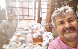 Imagen de Entrega de viandas a alumnos de la EETP N&deg; 650