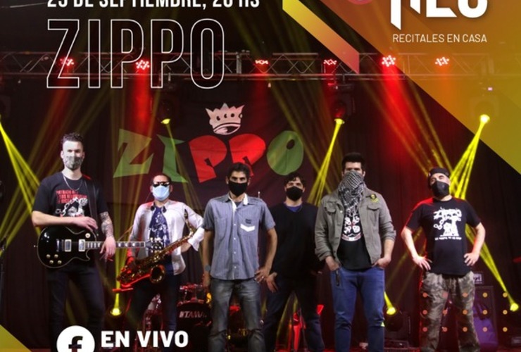 Imagen de REC: Zippo, rock maravilla para este mundo en el ciclo de Recitales En Casa