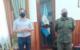 Imagen de Ferri se reuni&oacute; con el Comandante General de Regi&oacute;n II de GNA