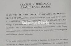 Imagen de Asamblea suspendida