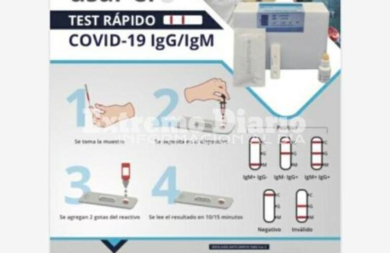 Se realizan con una muestra de sangre y ofrecen resultados a los 15 minutos