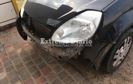 Imagen de Su auto apareci&oacute; sin paragolpe ni patente