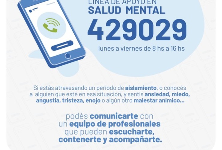 Imagen de Secretaría de Salud: Línea de apoyo en salud mental