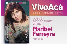 Imagen de Vivo Acá, Ciclo de entrevistas en vivo: Maribel Ferreyra, cantante