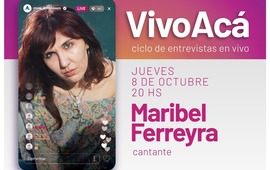 Imagen de Vivo Ac&aacute;, Ciclo de entrevistas en vivo: Maribel Ferreyra, cantante