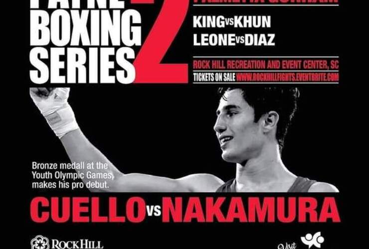 Su pelea será ante un boxeador estadounidense llamado Nakamura.