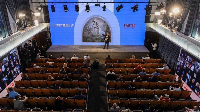 El presidente habl&oacute; de la unidad dentro del Frente de Todos. (Presidencia)