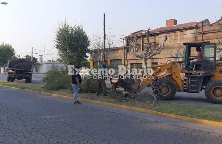 Se registraron vientos superiores a los 60 km/h