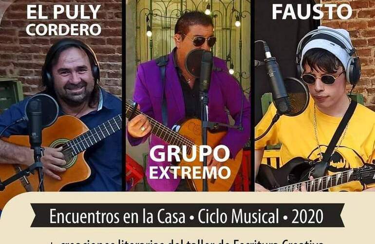 Los shows serán emitidos por el canal de Youtube del Centro Cultural José Hernández.