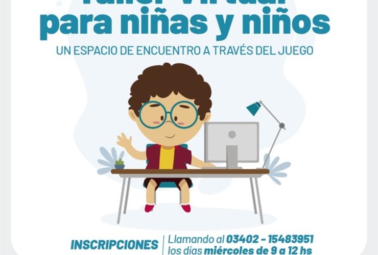 Imagen de Taller virtual para niños y niñas