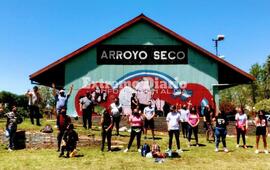 As&iacute; qued&oacute; el mural recientemente recuperado