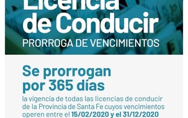 Imagen de Licencias de conducir: Pr&oacute;rroga de vencimientos