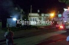 Imagen de Incendio en una vivienda de Cardozo al 100