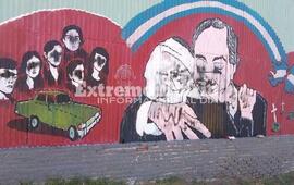 Imagen de Otra vez: Volvieron a da&ntilde;ar el mural de Kirchner