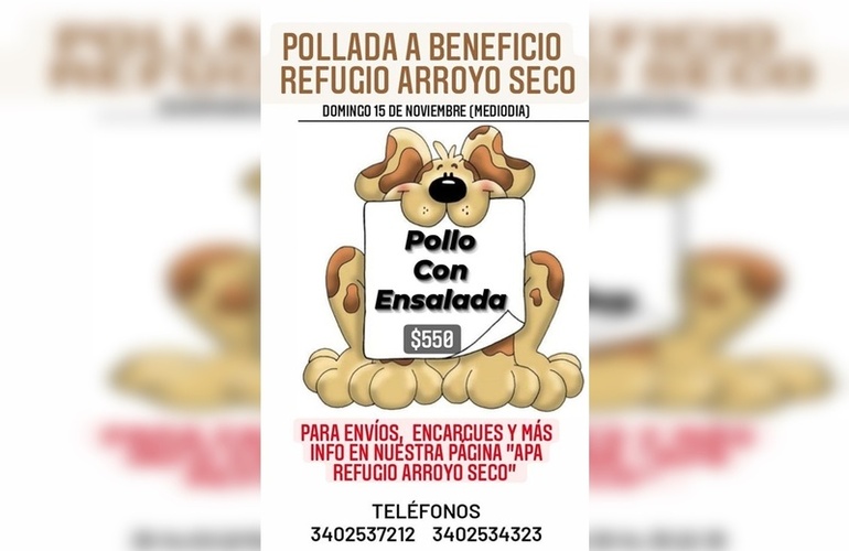 Imagen de Pollada a beneficio del Refugio Arroyo Seco