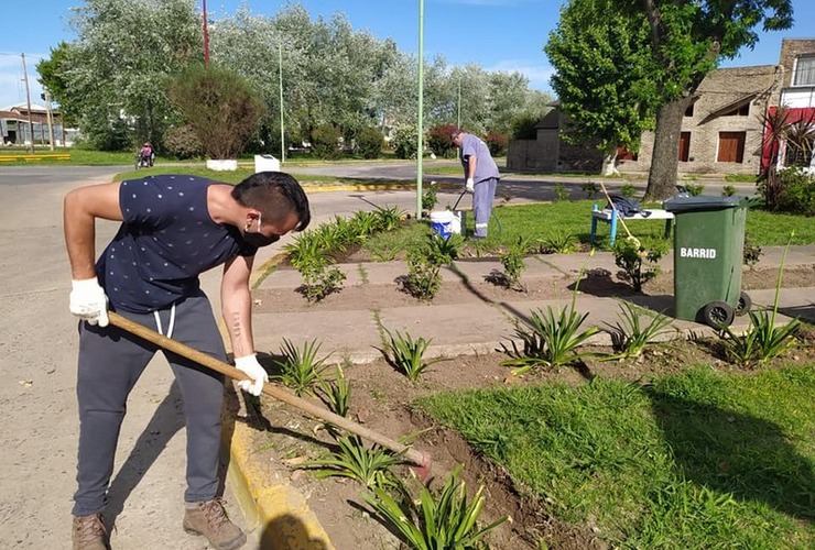 Imagen de Embellecimiento de espacios públicos: Boulevard Mansueto Maiorano