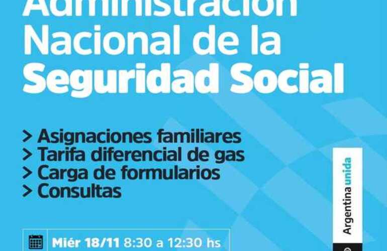 Imagen de La Administración Nacional de la Seguridad social llega a la ciudad