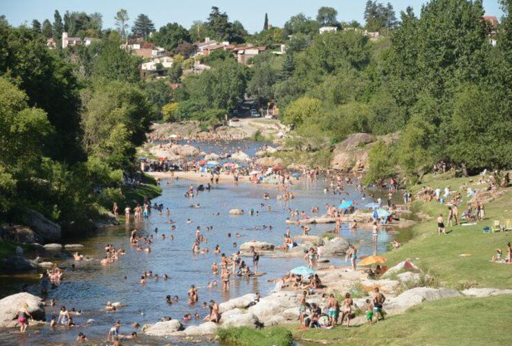 Carlos Paz, un lugar elegido para vacacionar en este verano.