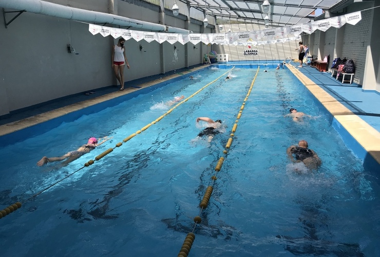 Imagen de Se reactivó la natación en Labarra Olímpica