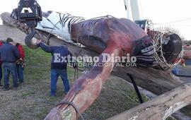 La imagen se encontraba en el barrio El Nazareno