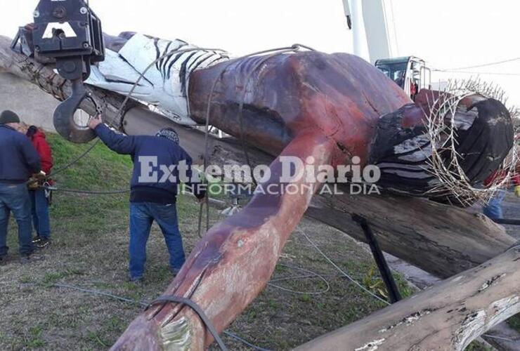 La imagen se encontraba en el barrio El Nazareno