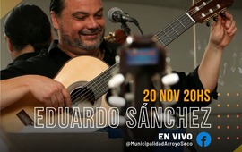 Imagen de REC: Se viene un emocionante encuentro con la m&uacute;sica de Eduardo S&aacute;nchez en los Recitales En Casa
