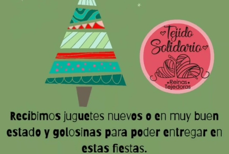 Imagen de Reinas Tejedoras anunció su campaña solidaria para la fiestas