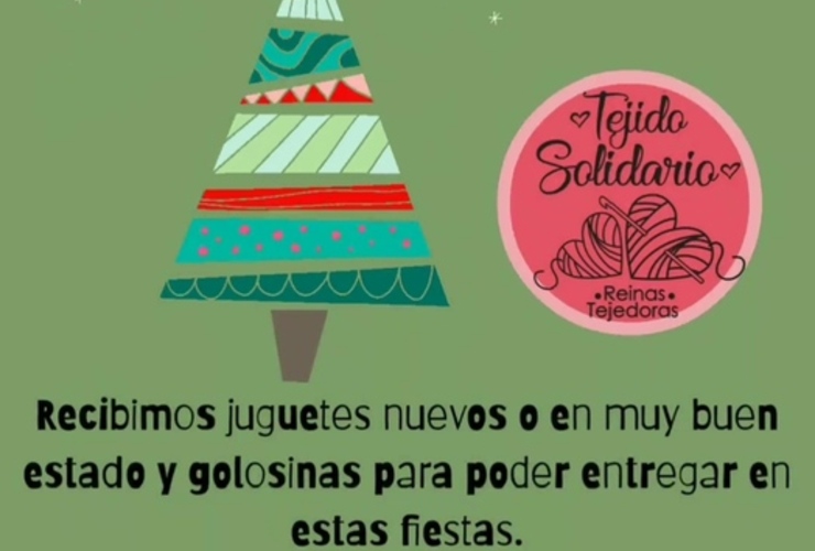 Imagen de Reinas Tejedoras anunció su campaña solidaria para la fiestas