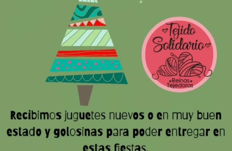 Imagen de Reinas Tejedoras anunció su campaña solidaria para la fiestas