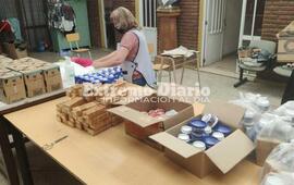 Imagen de Entrega de viandas a alumnos de la EETP N&deg; 650