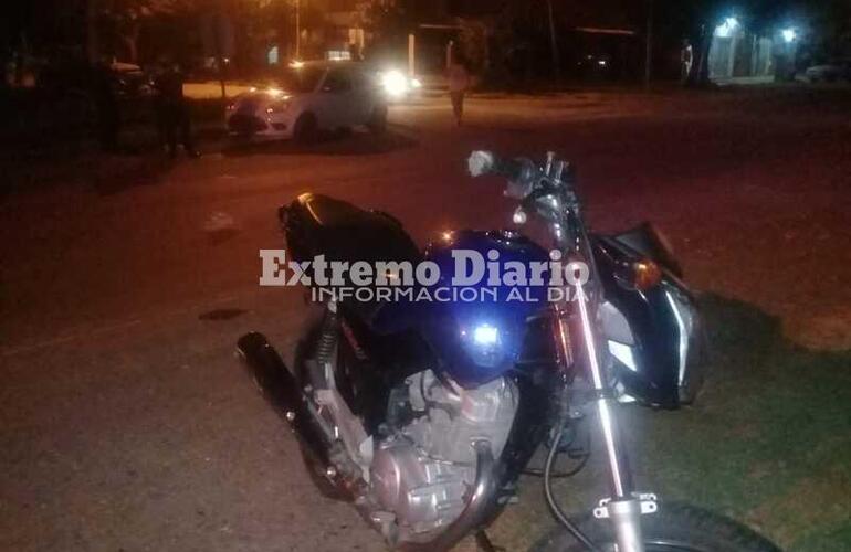 Imagen de Colisión con un herido en la intersección de San Nicolás y Ruta 21