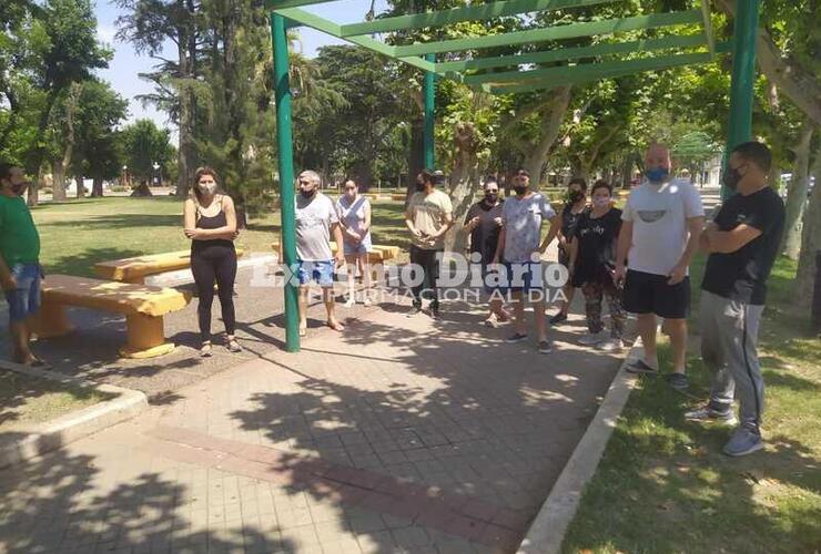 Los comerciantes se presentaron en la municipalidad esta mañana