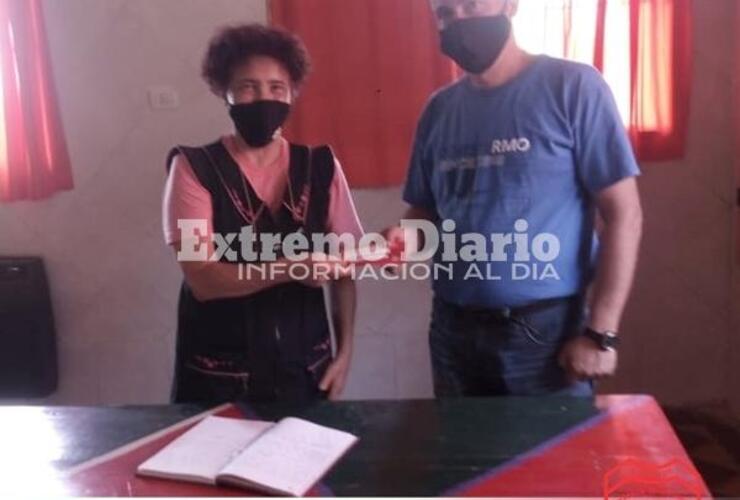 Imagen de Donación a la Escuela Almafuerte del Paraje El Ombú