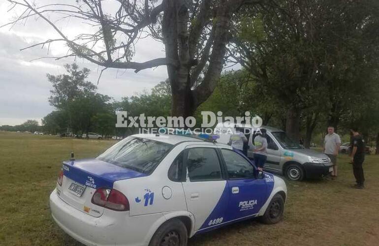 Se hicieron en el acceso al predio desde barrio Rincón de Pavón