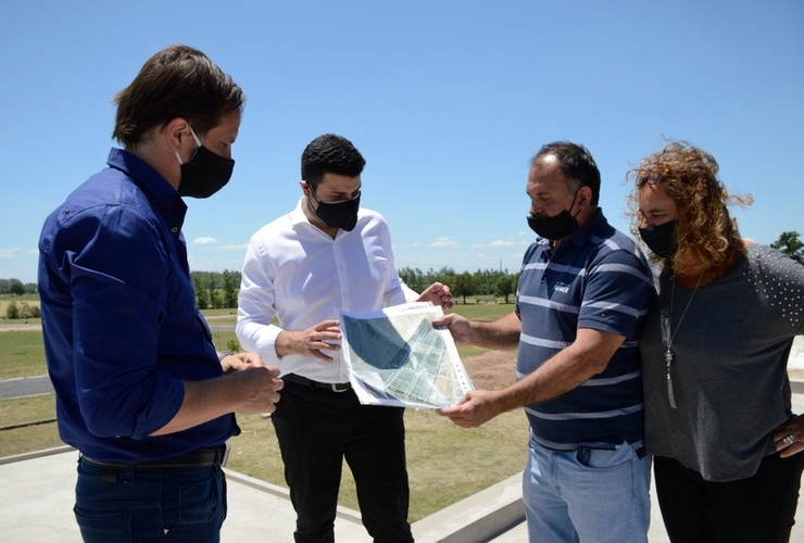 El Diputado Nacional Marcos Cleri había visitado las obras hace algunas semanas en el predio.