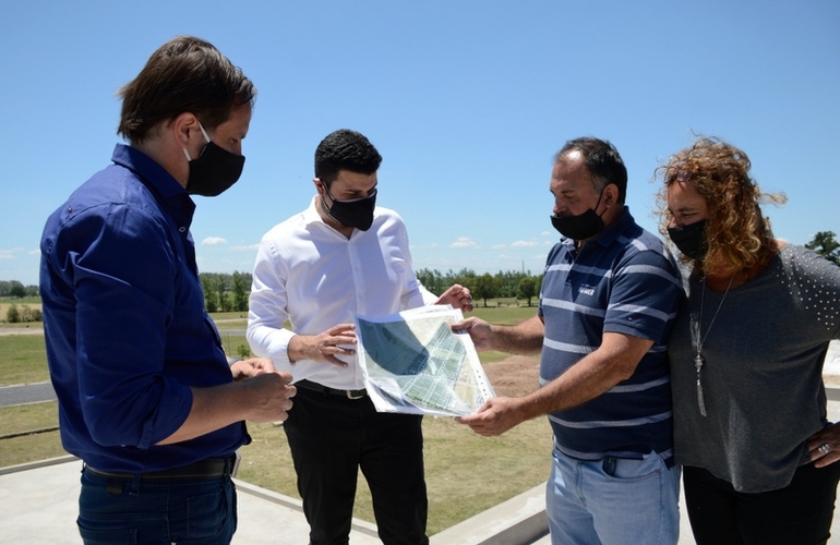 El Diputado Nacional Marcos Cleri había visitado las obras hace algunas semanas en el predio.