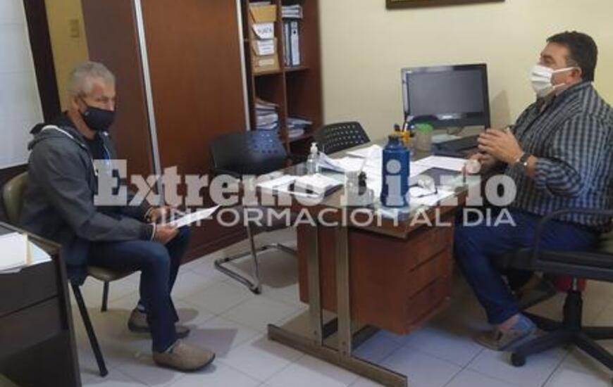 Rodolfo Barducci reunido junto a Adri&aacute;n Spina