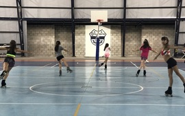 Clase de Pat&iacute;n Art&iacute;stico, a cargo de la profe Giovanna Facchiano.