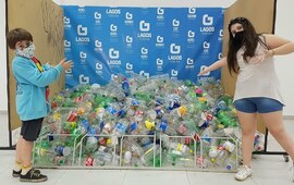 Las botellas se encuentran en el Centro Cultural actualmente.
