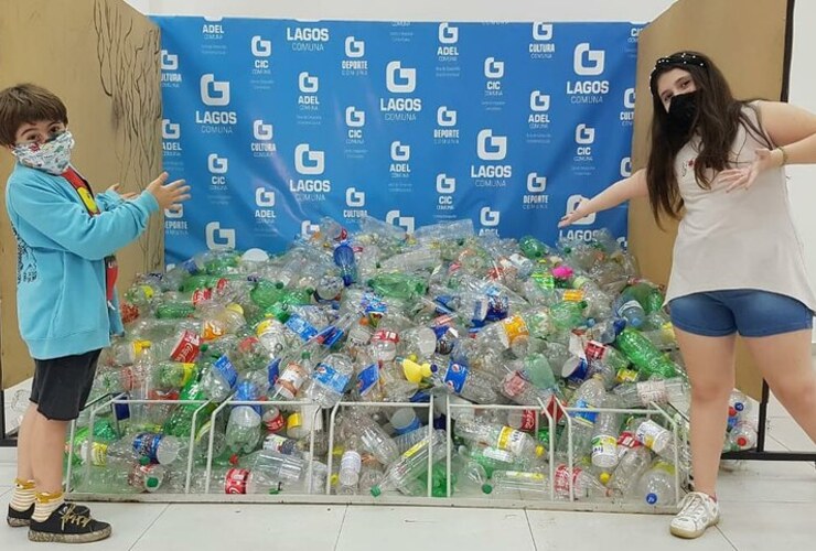 Las botellas se encuentran en el Centro Cultural actualmente.