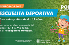 Imagen de Apertura de actividades deportivas en el Polideportivo de Pueblo Esther