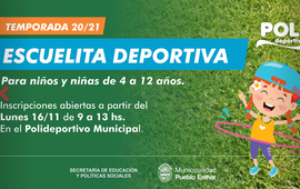 Imagen de Apertura de actividades deportivas en el Polideportivo de Pueblo Esther