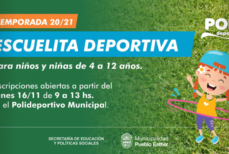 Imagen de Apertura de actividades deportivas en el Polideportivo de Pueblo Esther