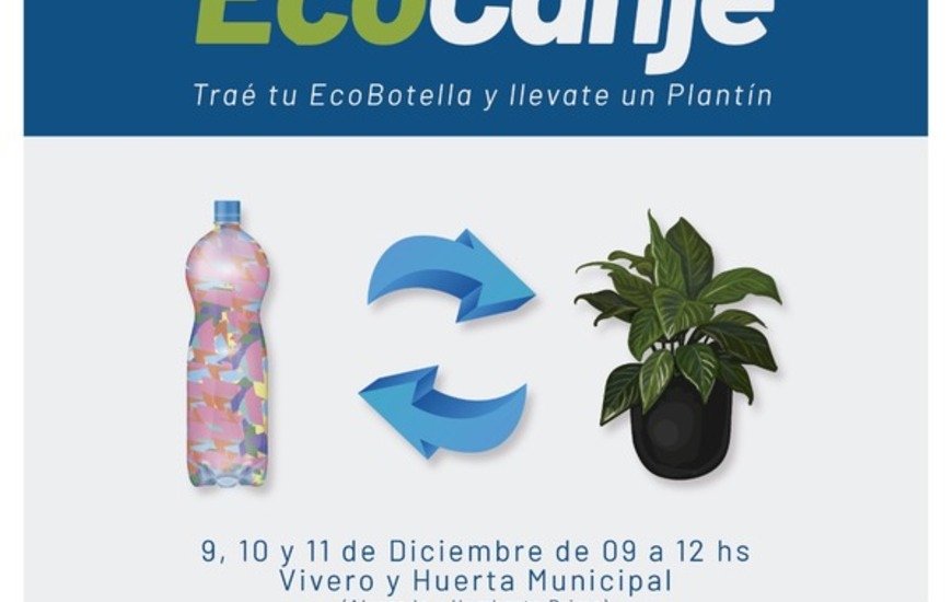 Imagen de Ma&ntilde;ana comienza el Ecocanje: Trae tu ecobotella y llevate un plant&iacute;n