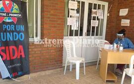 Se realiz&oacute; esta ma&ntilde;ana frente al edificio del Centro de Salud.