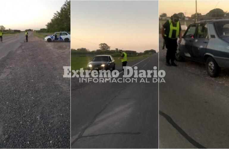 Personal de la Subcomisaria 2&deg; a cargo de los controles